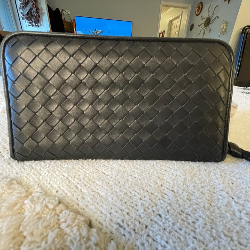 Bottega Veneta Black Leather wallet
